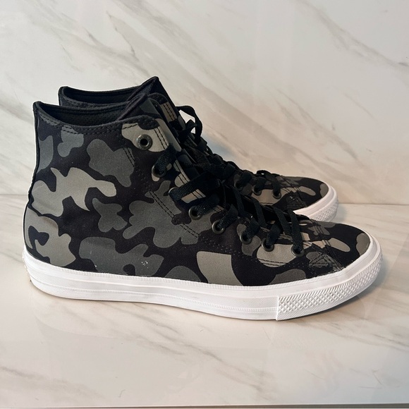 Converse Chuck Taylor 2 Men’s High Top Camo Black Gray Reflective Size 11 - Picture 4 of 15